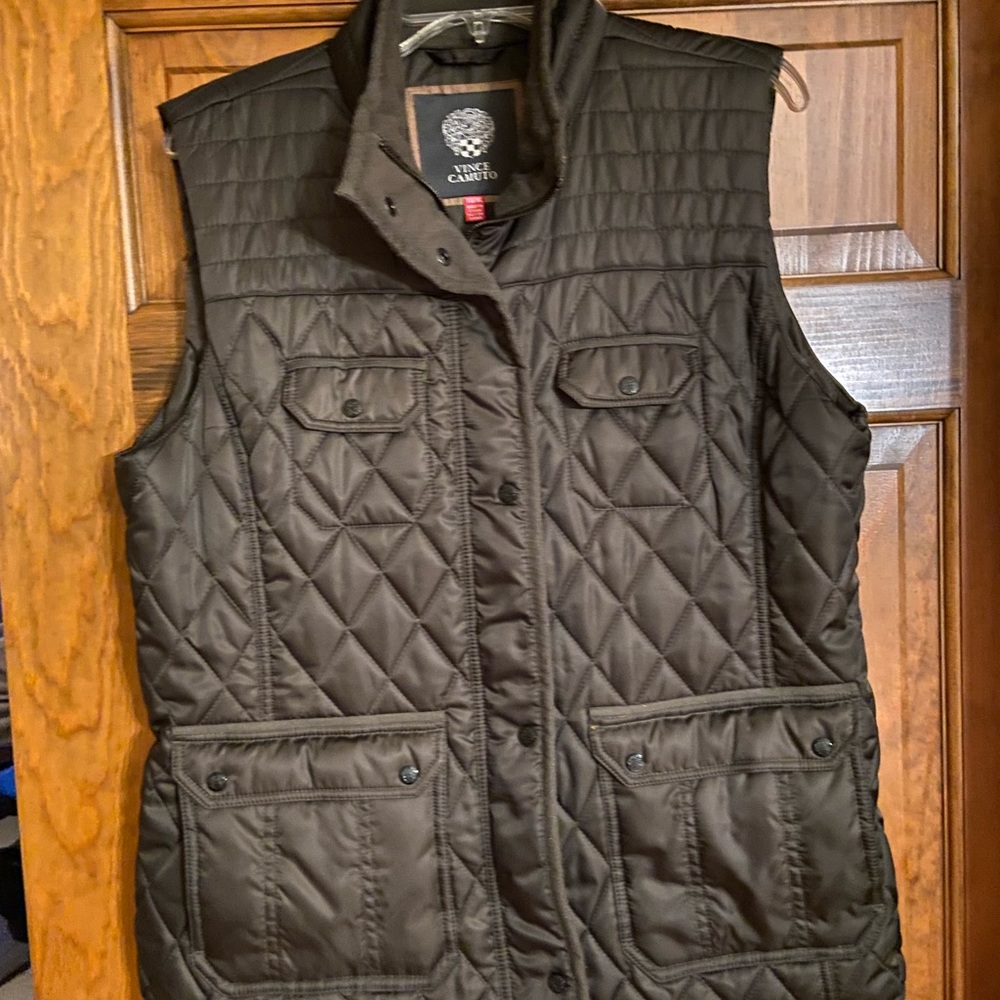 Vince Camuto dark green vest